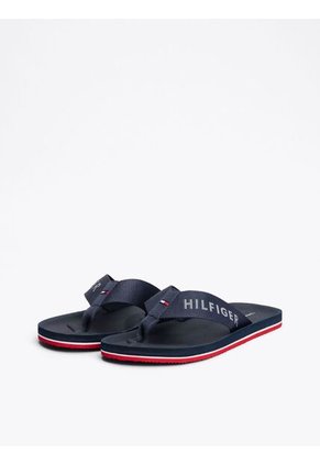 Sandalias Azul Con Plantilla Anatómica Tommy Hilfiger