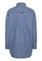 Camisa En Chambray De Corte Boyfriend Mujer Azul Tommy Jeans de Tommy Hilfiger