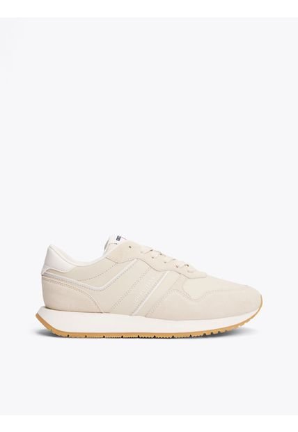 Tenis Beige Clásicas De Ante Tommy Hilfiger