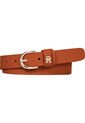 Cinturón Marrón De Piel Con Monograma Para Mujer Tommy Hilfiger de Tommy Hilfiger