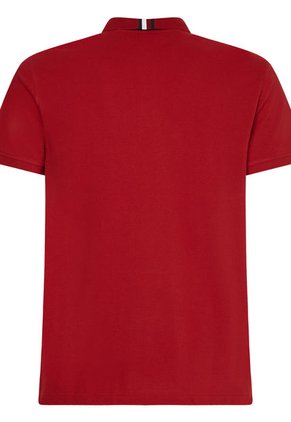 Polo Icons De Corte Slim Con Escudo Hombre Rojo Tommy Hilfiger