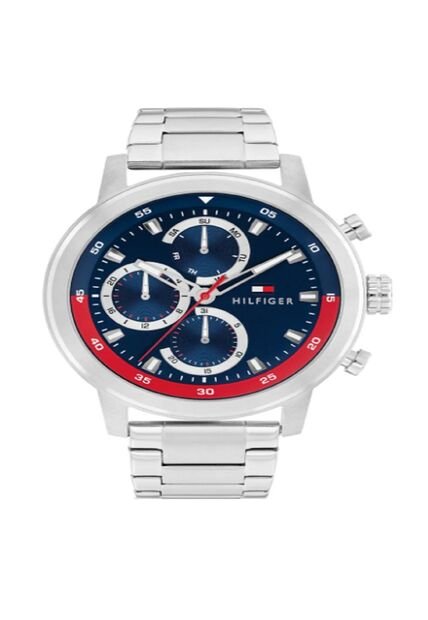 Reloj Tommy Hilfiger Modelo 1792179 Plateado Hombre