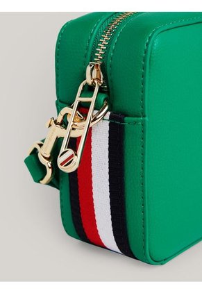 Bolso Verde Bandolera Essential Con Cinta Distintiva Tommy Hilfiger