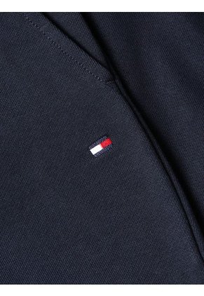 Joggers Azul De Felpa Con Bajo Elástico Tommy Hilfiger