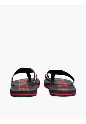 Sandalias Azul Con Logo Y Plantilla De Masaje Tommy Hilfiger