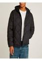 Chaqueta Negra Acochada Con Aislamiento Térmico Tommy Hilfiger de Tommy Hilfiger