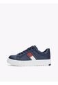 Tenis Azul De Corte Bajo Con Cordones Tommy Hilfiger de Tommy Hilfiger