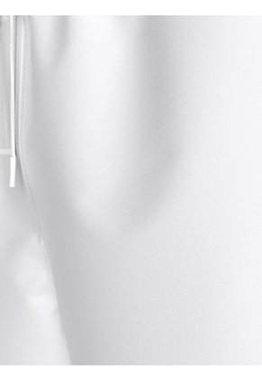 Pantaloneta De Baño Blanca Larga Con Logo Y Cordón En La Cintura Tommy Hilfiger