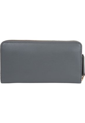 Cartera Th Monogram Con Cierre Y Cadena Mujer Gris Tommy Hilfiger