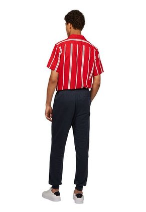 Joggers Azul De Felpa Con Bajo Elástico Tommy Hilfiger