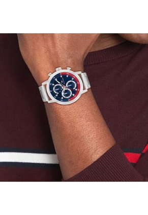 Reloj Tommy Hilfiger Modelo 1792179 Plateado Hombre