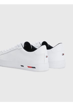 Tenis Th Modern De Cuero Hombre Blanco Tommy Hilfiger