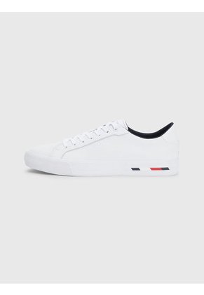 Tenis Th Modern De Cuero Hombre Blanco Tommy Hilfiger