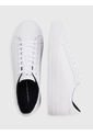 Tenis Th Modern De Cuero Hombre Blanco Tommy Hilfiger de Tommy Hilfiger