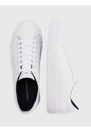 Tenis Th Modern De Cuero Hombre Blanco Tommy Hilfiger