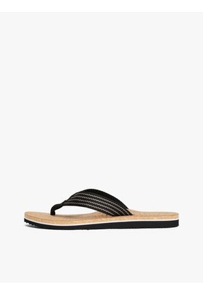 Sandalias Negro De Playa Con Logo Tommy Hilfiger
