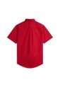 Camisa Roja Flex Poplin Solid De Manga Corta Tommy Hilfiger de Tommy Hilfiger