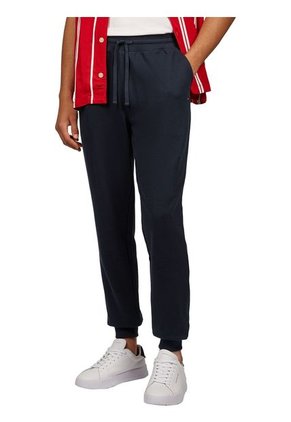 Joggers Azul De Felpa Con Bajo Elástico Tommy Hilfiger