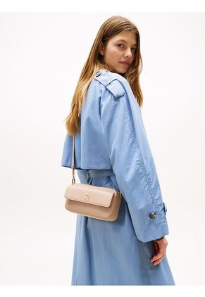 Bolso Beige Cruzado Para Cámara Tommy Hilfiger