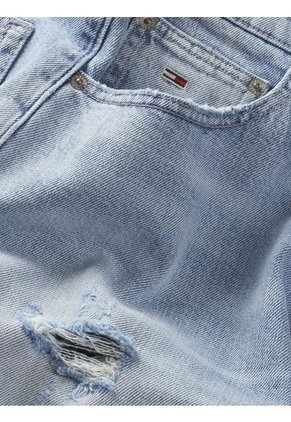 Jeans Azul Mom De Talle Superalto Tommy Jeans