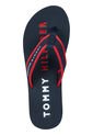 Sandalias Con Logo Y Detalles Distintivos Tommy Hil Mujer Azul Tommy Hilfiger de Tommy Hilfiger