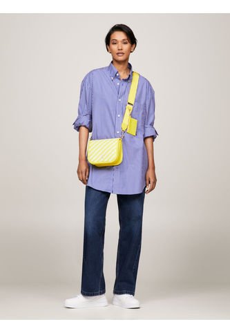 Bolso Bandolera Th City Con Rayas Dentadas Tommy Hilfiger Tommy Hilfiger