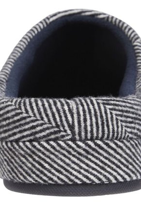 Pantuflas Negras De Casa Herringbone Tommy Hilfiger