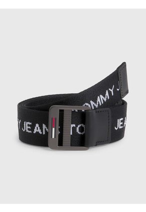 Cinturón Negro Trenzado Baxter Essential Tommy Hilfiger