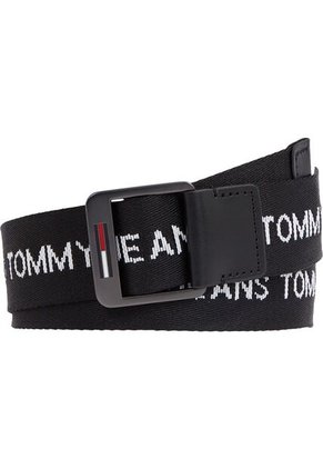 Cinturón Negro Trenzado Baxter Essential Tommy Hilfiger