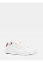 Tenis De Cuero Con Logo De Firma Y Suela Cups Mujer Blanco Tommy Hilfiger de Tommy Hilfiger