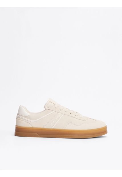 Tenis Beige The Greenwich De Ante Tommy Hilfiger