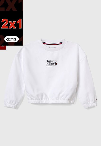 Buzo Blanco-Negro-Rojo Tommy Hilfiger