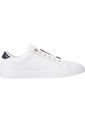 Tenis Essential De Piel Sin Cordones Mujer Blanco Tommy Hilfiger de Tommy Hilfiger