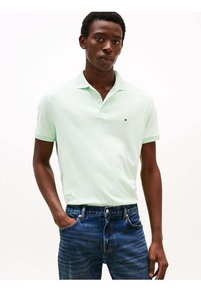 Polo Verde De Corte Regular Tommy Hilfiger