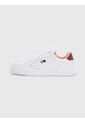 Tenis En Cuero Mujer Blanco Tommy Hilfiger de Tommy Hilfiger