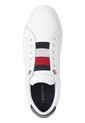 Tenis Essential De Piel Sin Cordones Mujer Blanco Tommy Hilfiger de Tommy Hilfiger