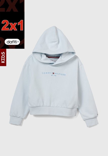 Hoodie Celeste Claro Tommy Hilfiger