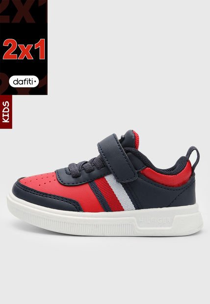 Tenis Lifestyle Azul-Rojo-Blanco Tommy Hilfiger Kids
