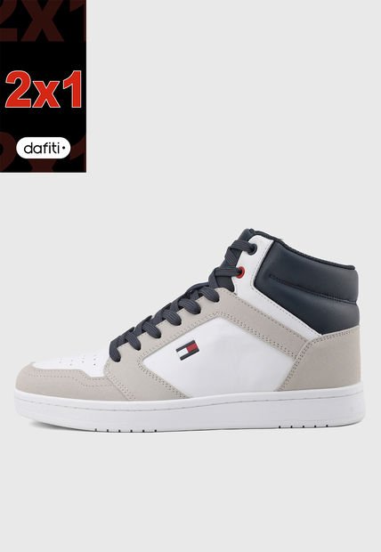 Tenis Lifestyle Blanco-Azul Navy-Beige TOMMY HILFIGER