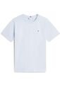 Camiseta Celeste De Corte Regular Con Logo Tommy Hilfiger de Tommy Hilfiger