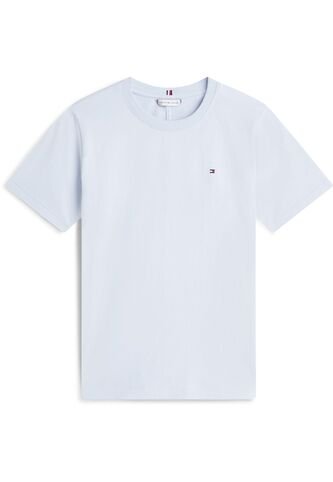 Camiseta Celeste De Corte Regular Con Logo Tommy Hilfiger Tommy Hilfiger