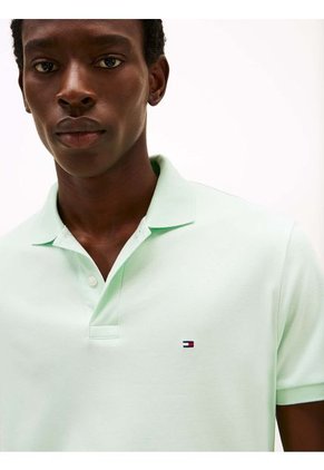 Polo Verde De Corte Regular Tommy Hilfiger