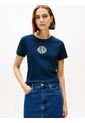 Camiseta Azul Varsity De Corte Regular Con Logo Tommy Hilfiger de Tommy Hilfiger