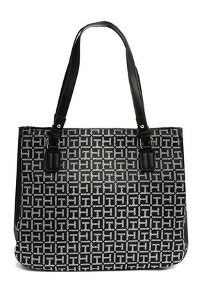 Bolso Negro-Blanco Tommy Hilfiger