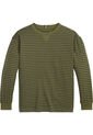 Camiseta Verde Manga Larga Essential De Rayas Tommy Hilfiger de Tommy Hilfiger