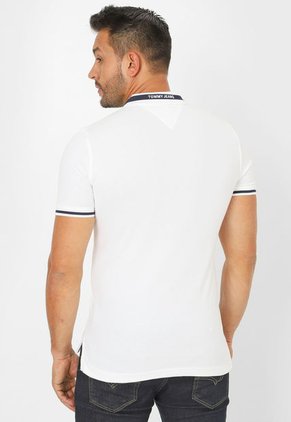 Polo Blanco-Azul Tommy Jeans