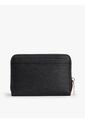 Billetera Negra Texturizada Con Cremallera Y Logo Tommy Hilfiger de Tommy Hilfiger