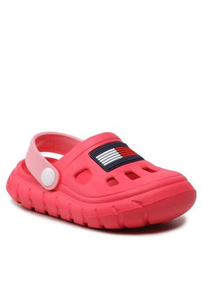 Sandalias Rojas De Niño Con Logo Tommy Hilfiger