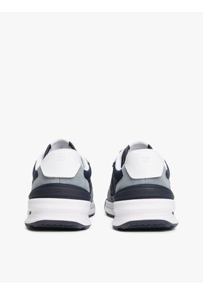 Tenis Azul De Running Con Suela Dentada Tommy Hilfiger