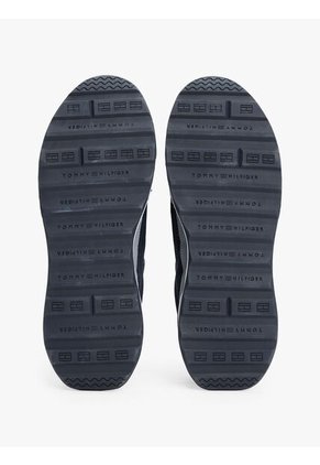 Tenis Azul De Running Con Suela Dentada Tommy Hilfiger